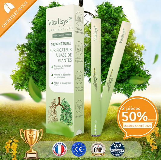 Offre à durée limitée, à nouveau 30 % de réduction sur le deuxième article 🔥 𝗠𝘂𝒓𝑤𝗈𝗇® Diffuseur botanique à base de molène pour purifier les poumons